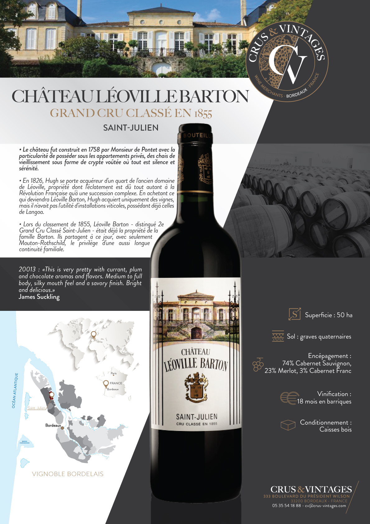 Château Léoville Barton Crus & Vintages